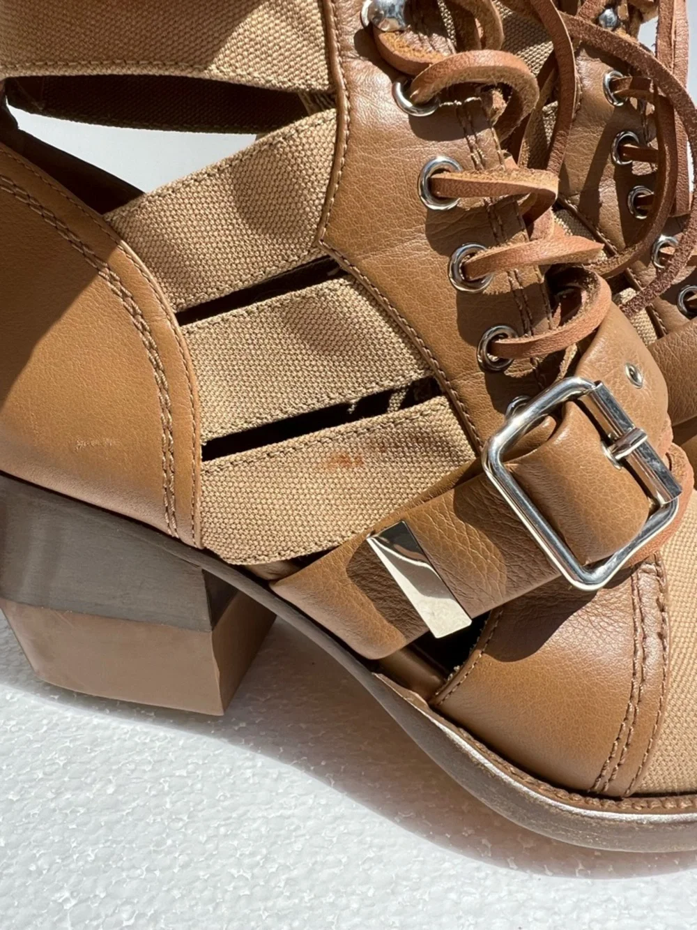 Chloe brown leather